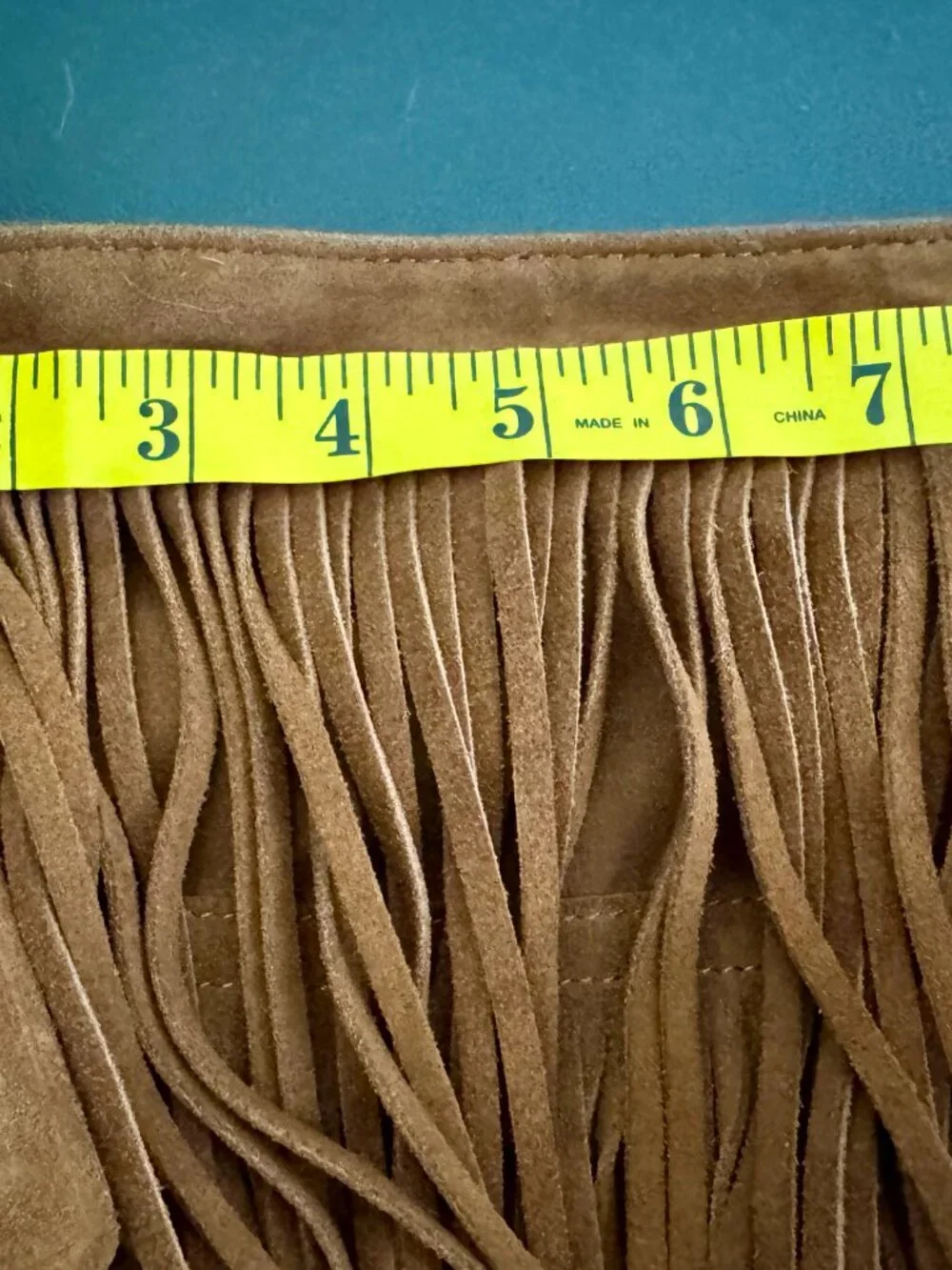 Mossimo Brown Fringe Crossbody Bag Boho Western Shoulder Purse